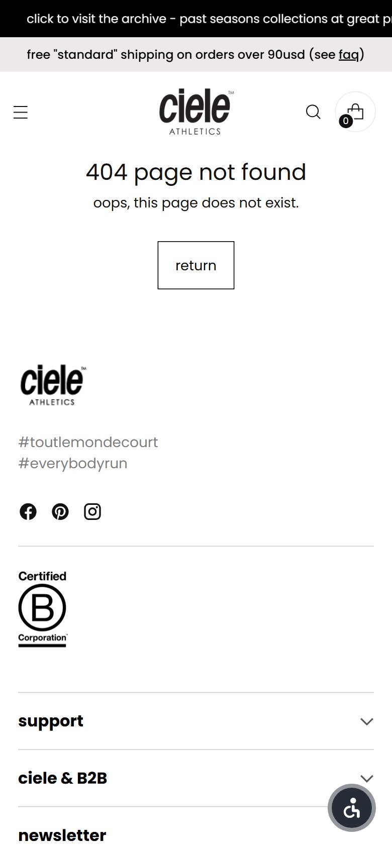 Ciele Athletics â€” Inline Size Guide Modal